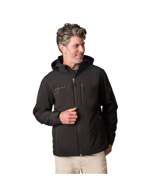 フリー カントリー メンズ アウター ジャケット・ブルゾン Free Country Men's Odyssey II Flex Super Softshell Jacket Black ブラック