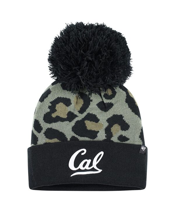 47 ブランド レディース アクセサリー 帽子 ニット '47 Brand Women's Hunter Green Cal Bears Bagheera Cuffed Knit Hat with Pom Green グリーン