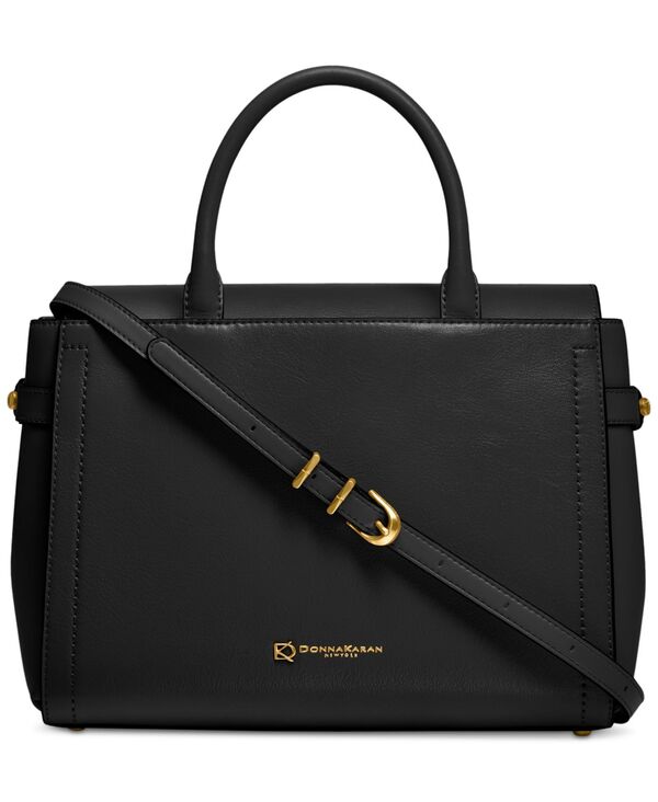 ダナ キャラン ニューヨーク レディース バッグ Donna Karanew York Roslyn Top Handle Satchel Black/gold ブラック