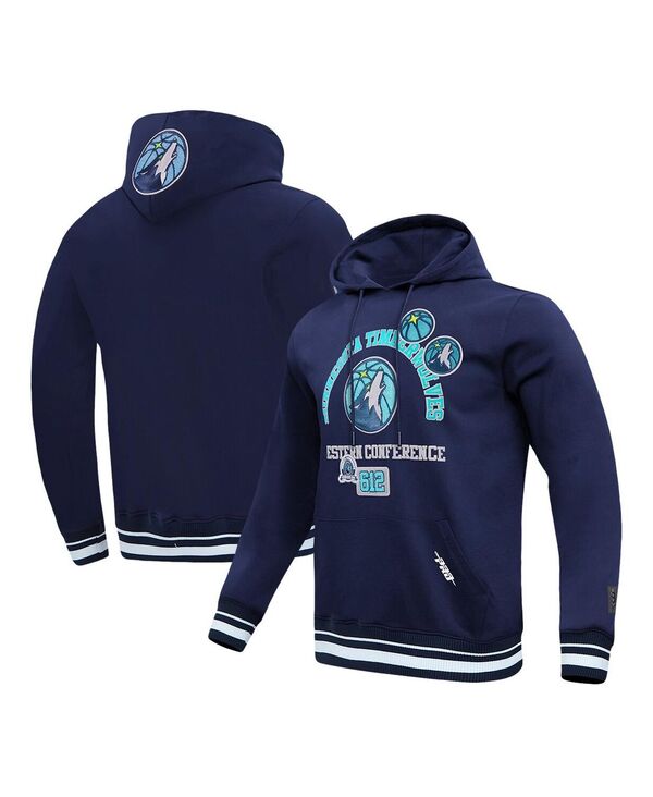 労働者階級判定基準 メンズ アウター パーカー・スウェット Pro Standard Men\u0027s Navy Minnesota Timberwolves Area Code Pullover Hoodie Navy 米国海軍
