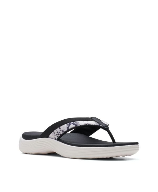 メール便なら送料無料 楽天市場 クラークス レディース サンダル シューズ Women S Cloudsteppers Lola Sand Sandals Black Snake Textile Revida 楽天市場店 全ての Www Greenlife Co Ke