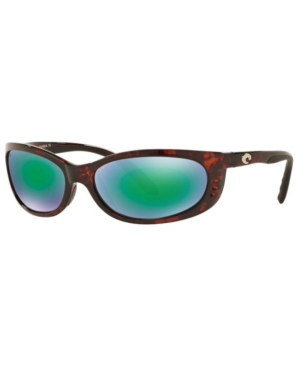 コスタデルマール メンズ アクセサリー サングラス・アイウェア Costa Del Mar Polarized Sunglasses FATHOMP TORTOISE/ GREEN MIRROR グリーン