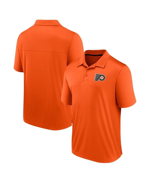 ファナティクス メンズ トップス ポロシャツ Fanatics Men's Orange Philadelphia Flyers Polo Shirt Orange オレンジ