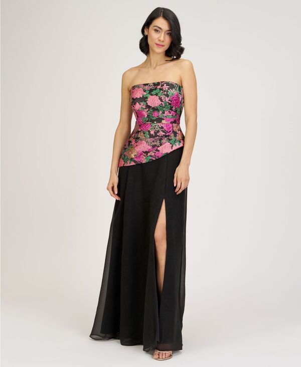 ジェイエスコレクションズ レディース トップス ワンピーストラップレス JS Collections Women'strapless Gown Black multi ブラック 29,120円