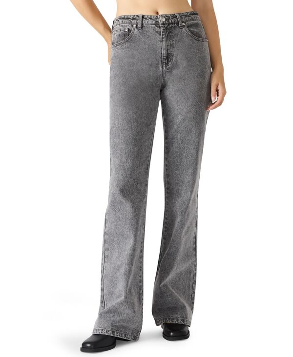 スティーブ マデン レディース ボトムス カジュアルパンツ アンクル ジーンズ Steve Madden Women's Iryslim-Fit High Rise Ankle Jeans Fog