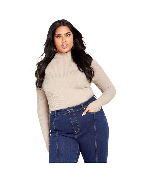 アベニュー レディース アウター ニット・セーター AVENUE Women'sina Sweater Natural
