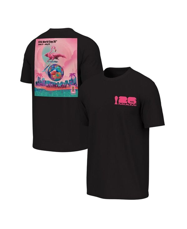アウタースタッフ メンズ トップス Tシャツ グラフィック Outerstuff Men's Black 2026 FIFA World Cup Miami Host City Poster Graphic T-Shirt Black ブラック 7,884円