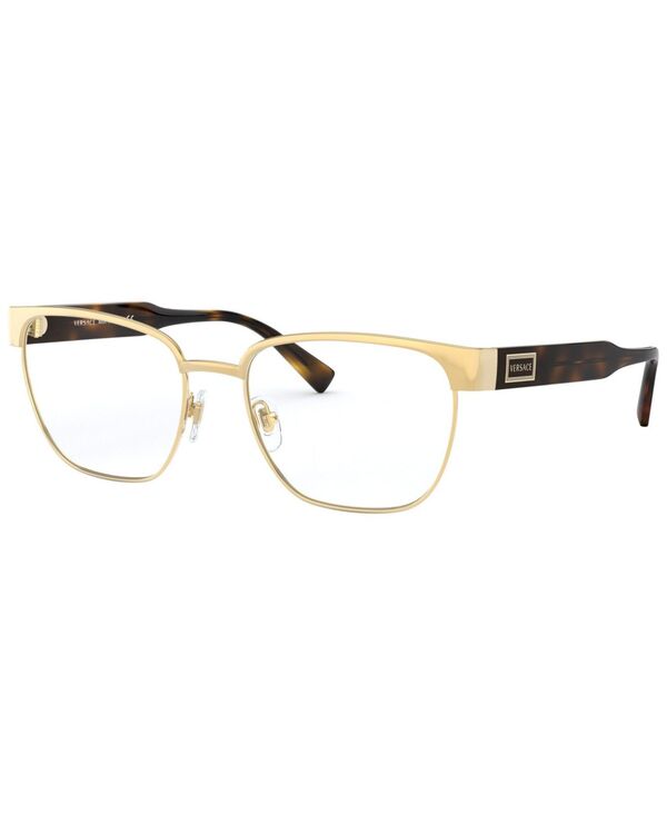 ヴェルサーチ レディース 付属品 サングラス・アイウェア Versace VE1264 Men\u0027s Pillow Eyeglasses Gold ゴールド