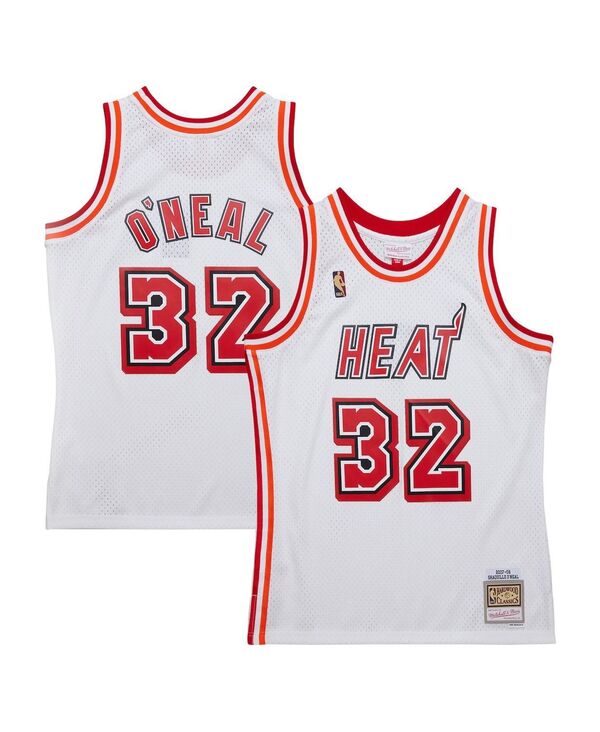 ミッチェル&ネス メンズ トップス シャツ ジャージー Mitchell & Ness Men'shaquille O'Neal White Miami Heat 2007/08 Hardwood Classicswingman Jersey White ホワイト