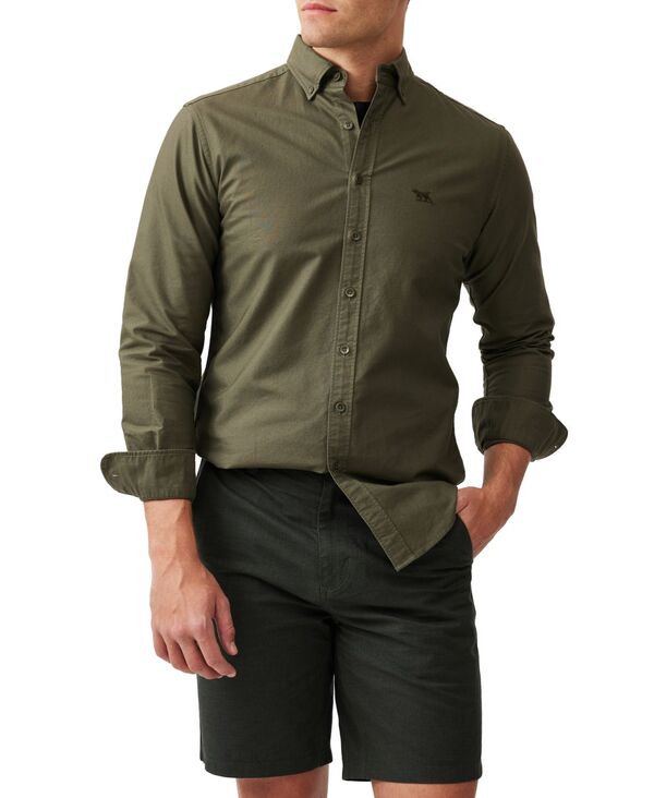 ロッドアンドグン メンズ トップス シャツ オックスフォード Rodd & Gunn Men's Gunn Oxford PD Long Sleeve Sports Fit Shirt Forest フォレスト
