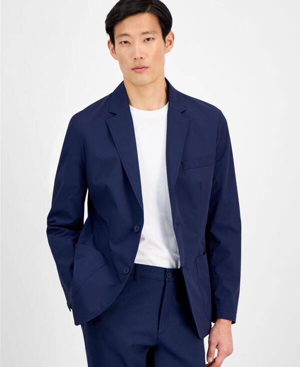 アルファニ メンズ アウター ジャケット・ブルゾン ナイロン ブレザー Alfani Men's Lightweight Nylon Blazer Neo Navy ネイビー