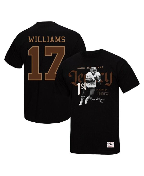 ミッチェル&ネス メンズ トップス Tシャツ グラフィック Mitchell & Ness Men's Doug Williams Black Washington Commanders Legacy Graphic T-Shirt Black ブラック