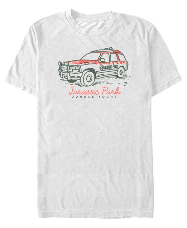 フィフスサン メンズ トップス Tシャツ Fifth Sun Men's Jurassic Tour Short Sleeve T-Shirt White ホワイト