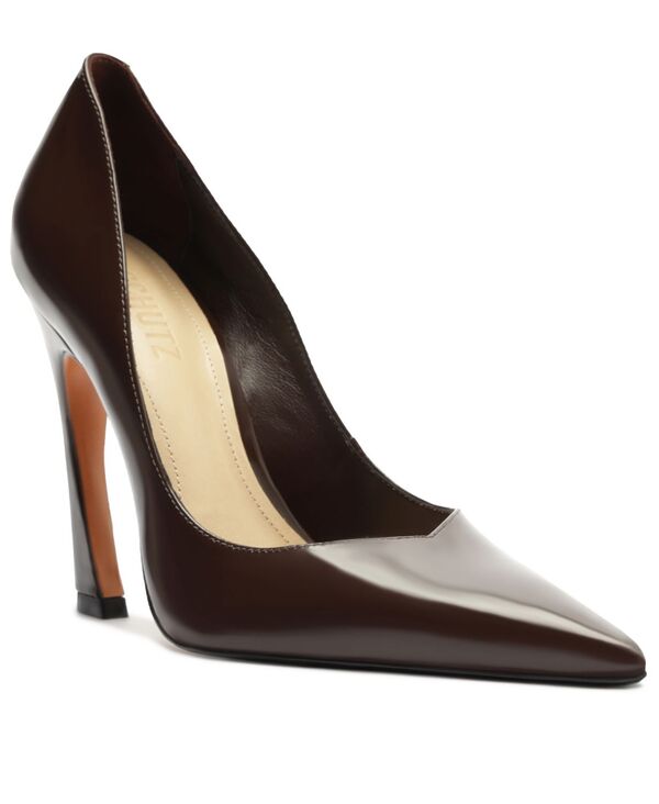 シュッツ レディース シューズ パンプス 踵 Schutz Women\u0027s Lexi Stiletto Heel Pumps Chestnut Brown 赤銅色
