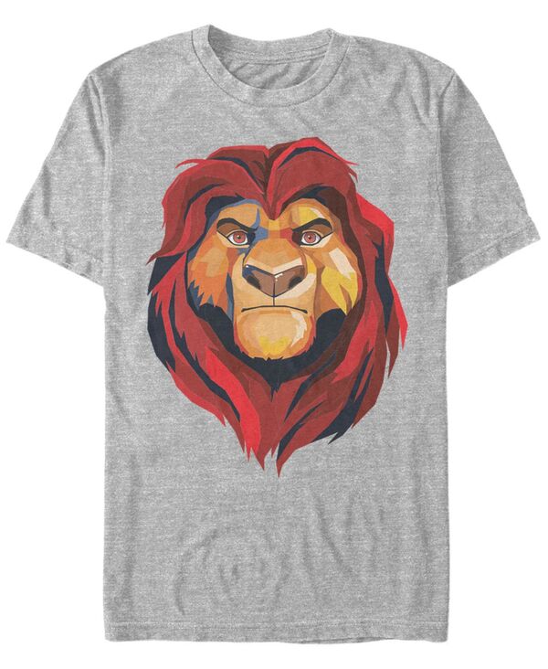 フィフスサン メンズ トップス Tシャツ Fifth Sun Disney Men's Lion King Mufasa Geometricshort Sleeve T-Shirt Athletic H