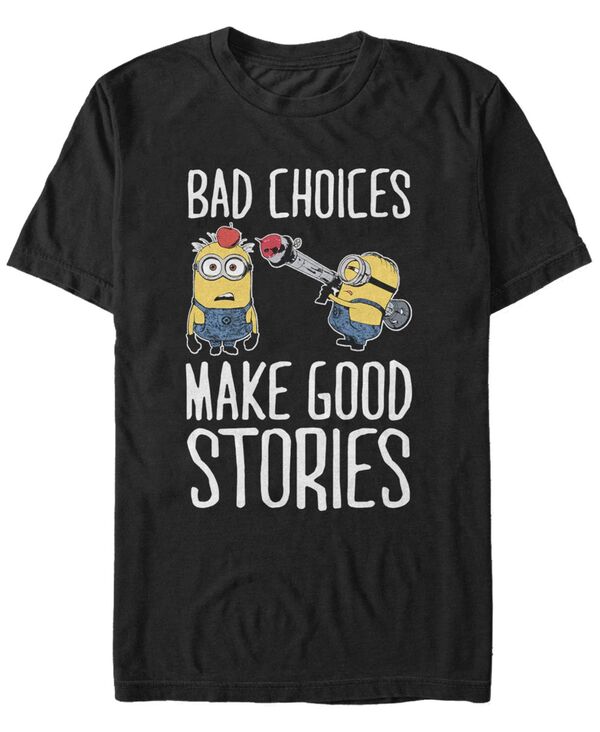 フィフスサン メンズ トップス Tシャツ ミニ Fifth Sun Minions Men's Humor Good Storieshort Sleeve T-Shirt Black ブラック