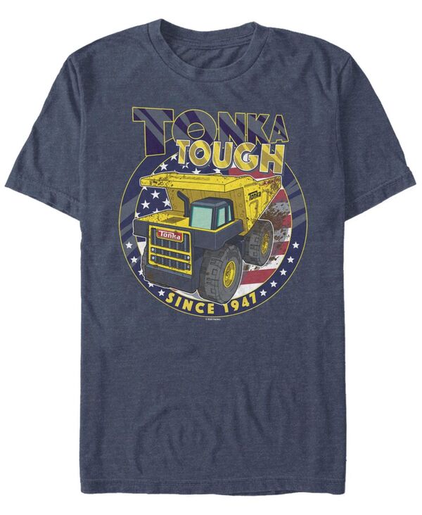 フィフスサン メンズ トップス Tシャツ Fifth Sun Men's American Tough Short Sleeve Crew T-shirt Navy Heather ヘザー
