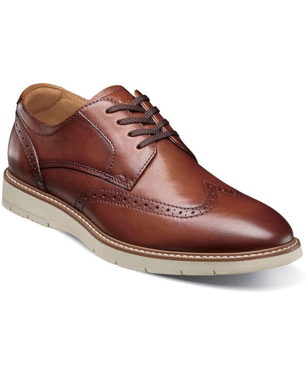 フローシャイム メンズ シューズ ウィングチップ オックスフォード ワンピース Florsheimen's Vibe Wingtip Oxfordresshoe Cognac Multi マルチカラー 28,350円