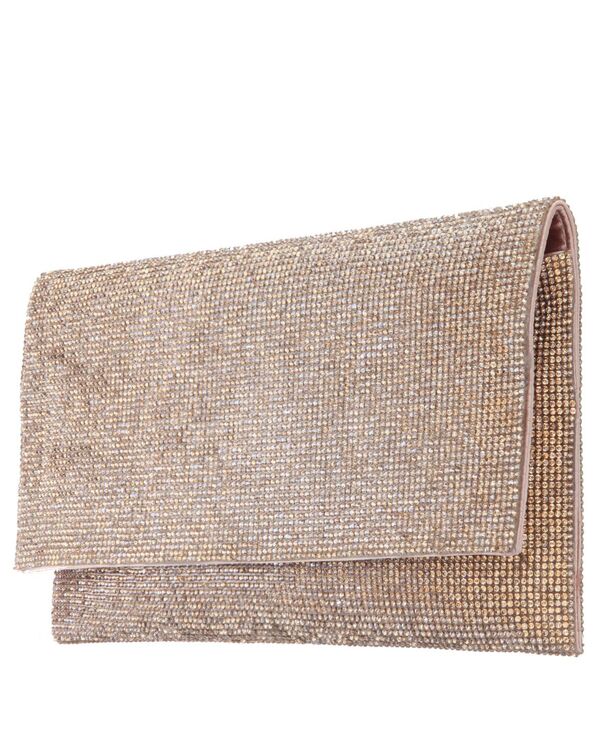 ニナ レディース バッグ Nina Women's Allover Crystal Cutch Gold-tone ゴールド|ReVida 店