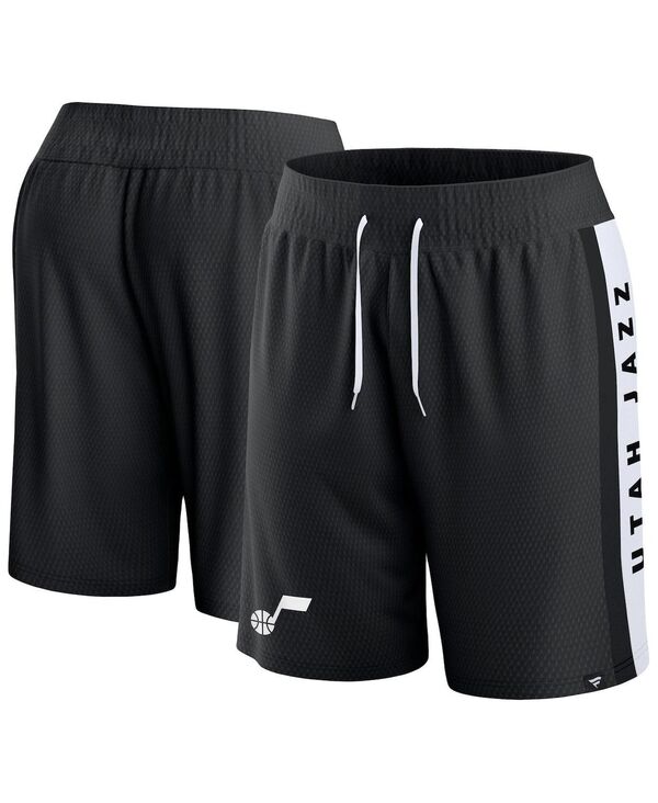 ファナティクス メンズ ボトムス ハーフパンツ・ショーツ メッシュ ショートパンツ Fanatics Men's Black Utah Jazz Referee Iconic Meshorts Black ブラック 10,625円