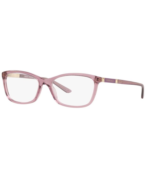 ヴェルサーチ レディース 付属品 サングラス・アイウェア Versace Women\u0027s Eyeglasses VE3186 Transparent Violet 相撲取り草