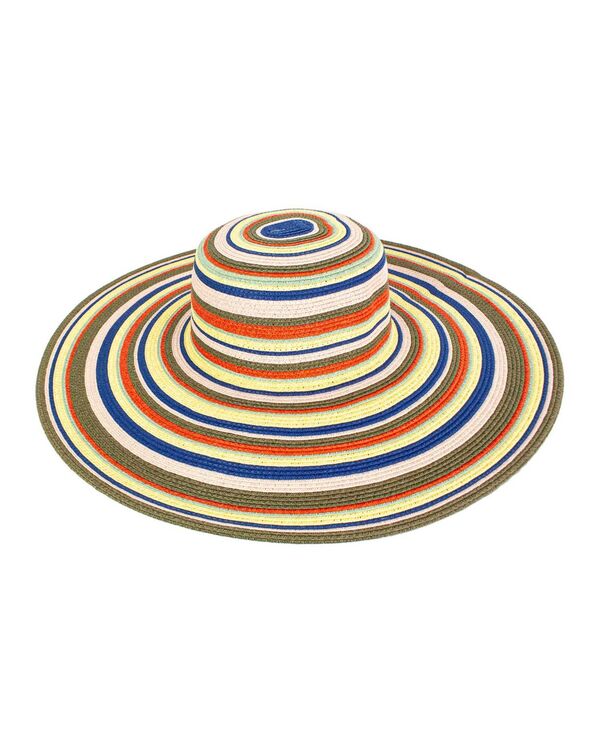 ピーターグリム レディース アクセサリー 帽子 Peter Grimm Drew Extra Wide Brim Striped Hat Multi color マルチカラー