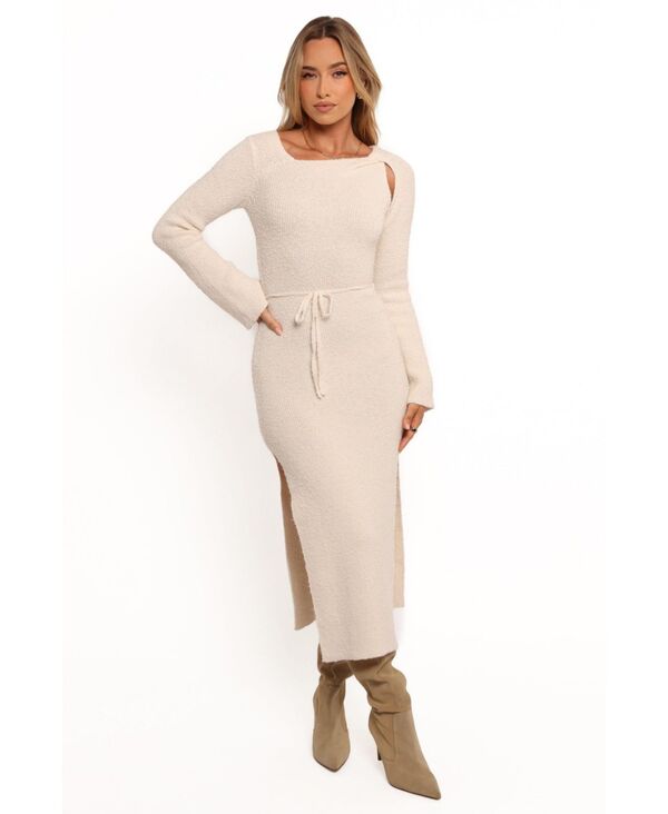 Petal and Pup レディース トップス ワンピース ミディ Petal and Pup Women Edina Midi Dress White ホワイト
