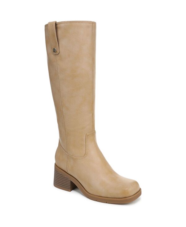 ドクター・ショール レディース シューズ ブーツ・レインブーツ トール ヒール Dr. Scholl's Women's Joplin Block Heel Riding Tall Boots Warm Tan Faux Leather タン