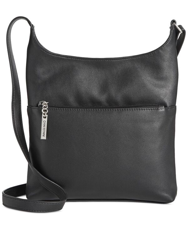 ジャーニ ベルニーニ レディース バッグ レザー Giani Bernini Nappa Leather Soft Crossbody Black ブラック