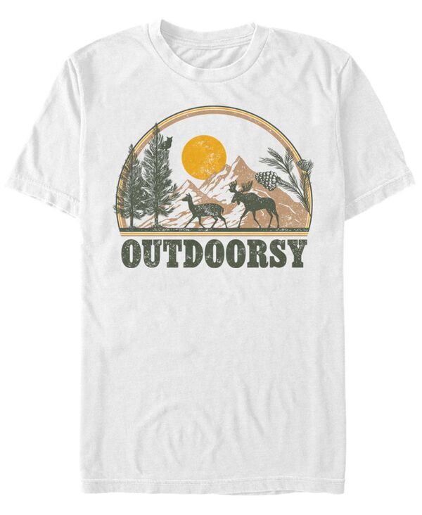 フィフスサン メンズ トップス Tシャツ Fifth Sun Men's Outdoorsy Short Sleeves T-shirt White ホワイト
