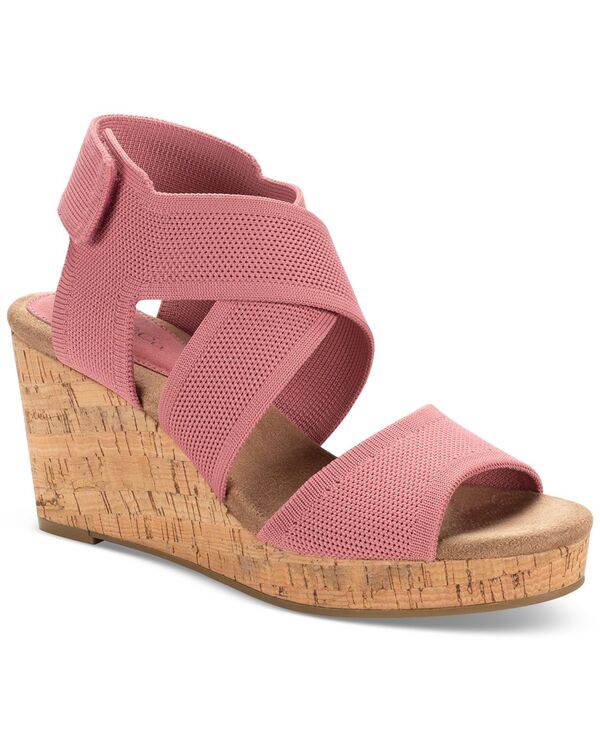 スタイルアンドコー レディース シューズ サンダル ヒール Style & Co Women'sicilyy Wedge Higheel Sandals Red Granit レッド