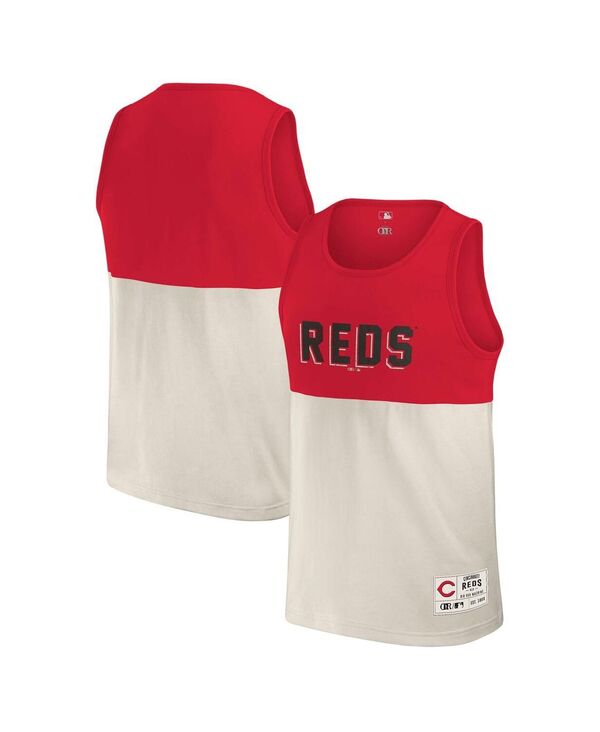 ファナティクス レディース トップス タンクトップ Fanatics Darius Rucker Collection by Men's Red Cincinnati Reds Color Block Tank Top Red レッド