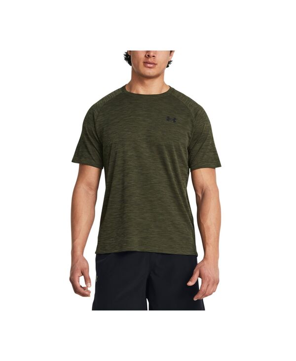 アンダーアーマー メンズ トップス Tシャツ Under Armour Men's UA Tech Textured Performance T-Shirt Green グリーン