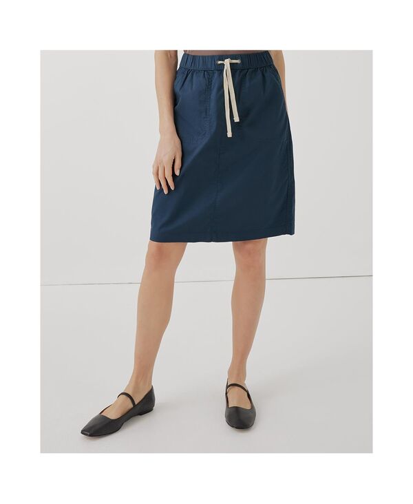 パクト レディース ボトムスカート コットン Pact Women's Organicotton Daily Twill Skirt French navy ネイビー｜ReVida 店 13,986円