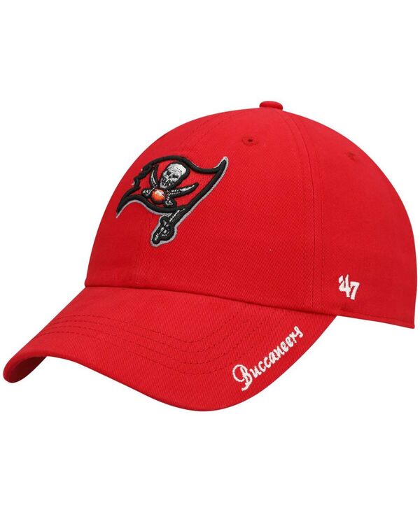 47 ブランド レディース アクセサリー 帽子 '47 Brand Women's Red Tampa Bay Buccaneers Miata Clean Up Secondary Adjustable Hat Red レッド｜ReVida 店