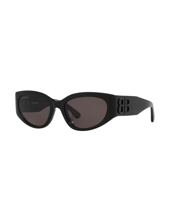 バレンシアガ レディース アクセサリー サングラス・アイウェア Balenciaga Women's Oval Sunglasses BB0324SK 6E000336 Black ブラック