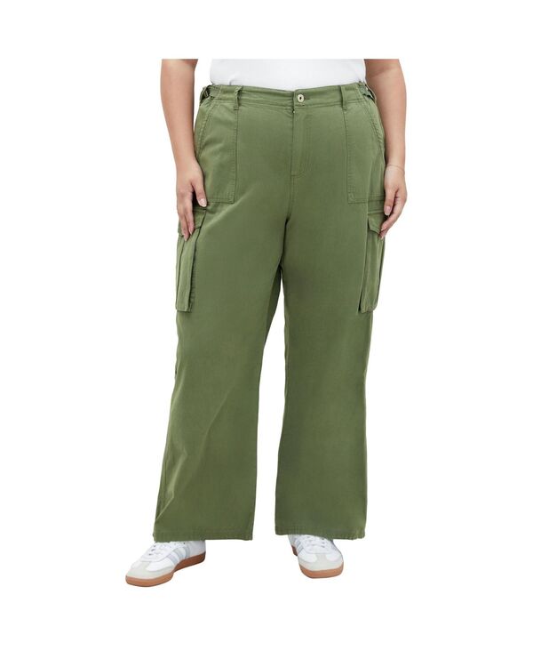 シティーシック レディース ボトムス カジュアルパンツ カーゴパンツ プラスサイズ CITY CHIC Plusize Mia Cargo Pant Olive オリーブ 14,896円