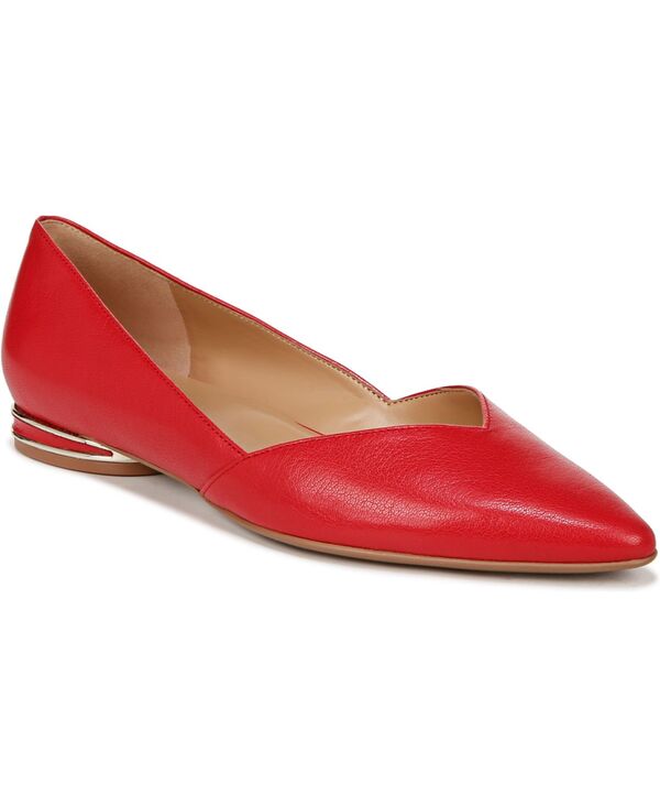 ナチュライザー レディース シューズ パンプス Naturalizer Women's Havana Pointed Toe Ballet Flats Crantini Red Leather レッド