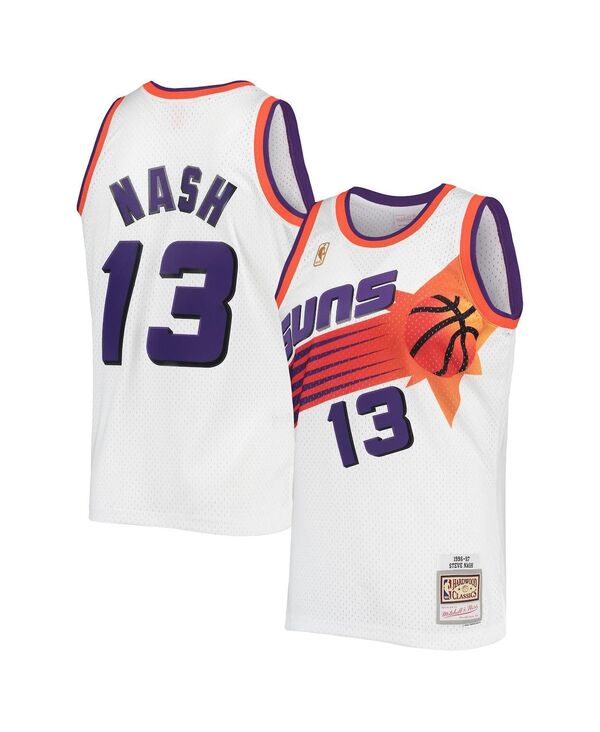 ミッチェル&ネス メンズ トップス シャツ ジャージー Mitchell & Ness Men'steve Nash White Phoenix Suns 1996-1997 Authentic Hardwood Classicswingman Jersey White ホワイト