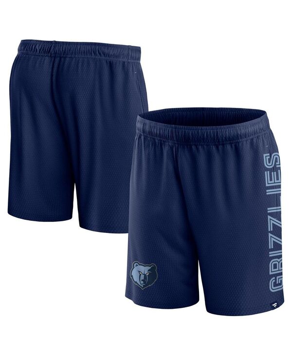 ファナティクス メンズ ボトムス ハーフパンツ・ショーツ メッシュ ショートパンツ Fanatics Men's Navy Memphis Grizzlies Post Up Meshorts Navy ネイビー