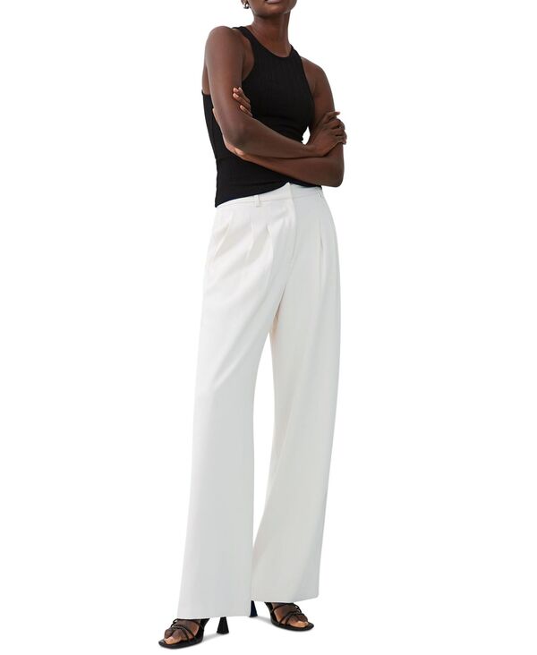 フレンチコネクション レディース ボトムス カジュアルパンツ French Connection Women's Harrie Wide-Leg Suiting Pantsummer White ホワイト