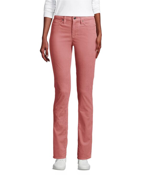ランズエンド レディース ボトムス カジュアルパンツ ストレート コーデュロイ プチ Lands' End Petite Mid Rise Straight Leg Corduroy Pants Dusty brick 17,235円