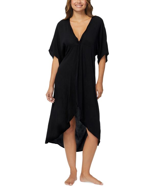 ライジンズ レディース トップス ワンピース Raisins Juniors\' Paradise Twist-Front Cover-Up Dress Black ブラック｜ReVida 店