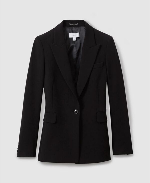 レイス レディース アウター ジャケット・ブルゾン ブレザー REISS Women's Gabi Tailored Single-Breasted Suit Blazer Black ブラック