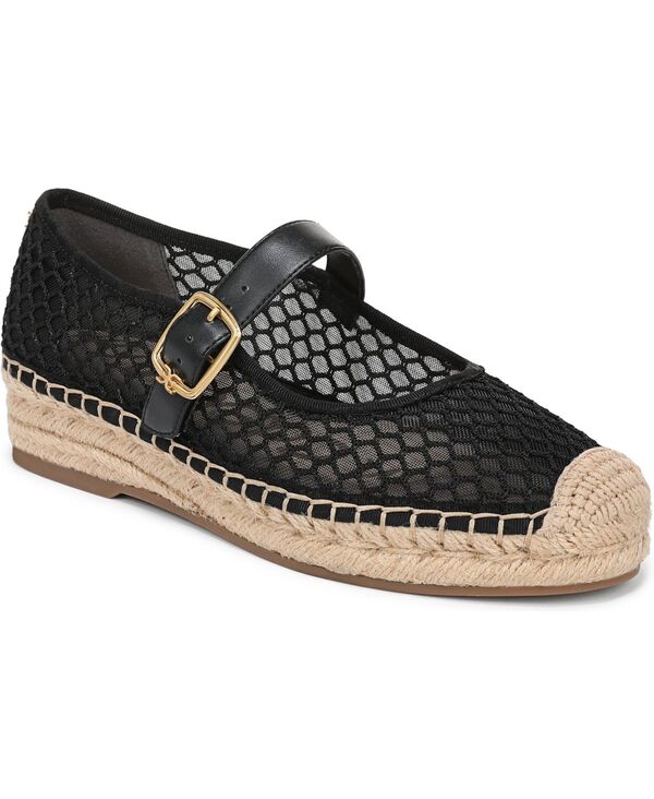 サムエデルマン レディース シューズ パンプス メッシュ Sam Edelman Women's Mackie Mesh Mary Janespadrille Flats Black ブラック