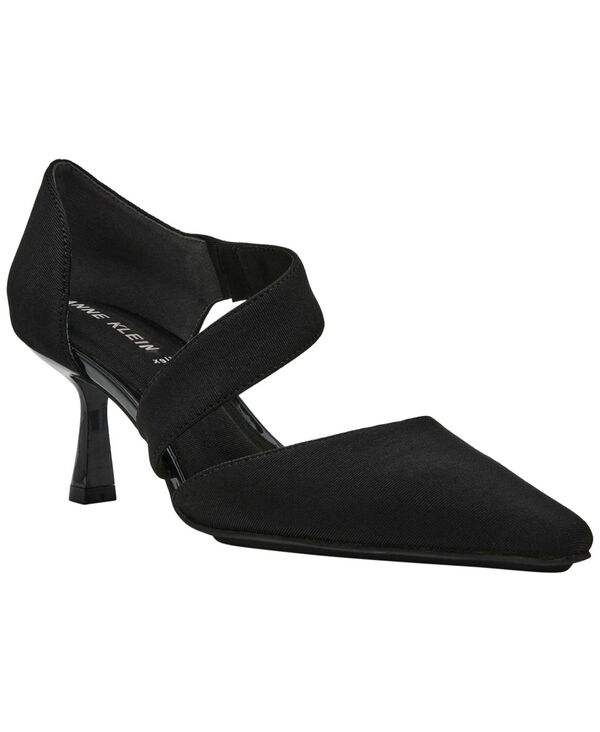 アンクライン レディース シューズ パンプス Anne Klein Women's Cerysnip Toe Slip-On Pumps Black Stretch ブラック