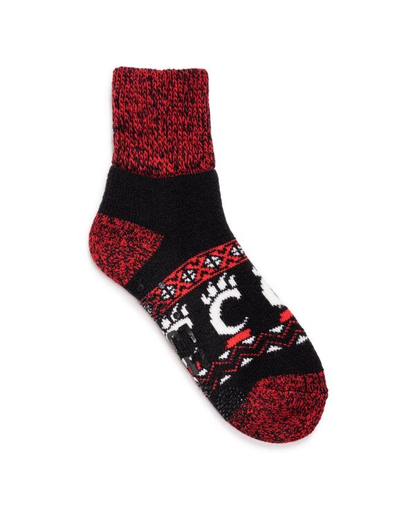 ムクルクス メンズ アンダーウェア 靴下 MUK LUKS Men's Unisex Game Day Short Heat Retainer Socks Cincinnati