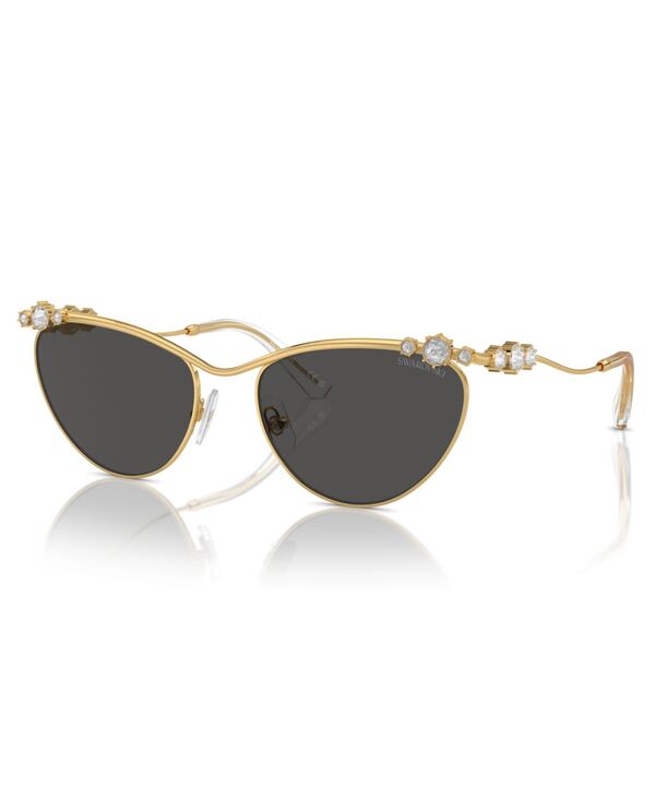 スワロフスキー レディース 付属品 サングラス・アイウェア Swarovski Women\u0027sunglassesK7017 Gold ゴールド