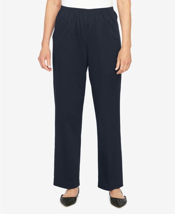 アルフレッド ダナー レディース ボトムス カジュアルパンツ プチ Alfredunner Petite Mid-Rise Casual Pants Navy ネイビー