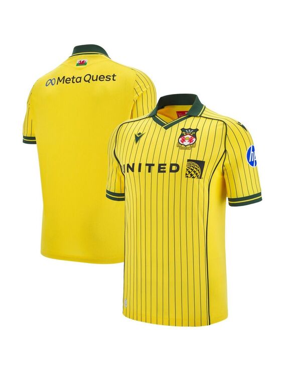 マクロン メンズ トップス プルオーバー プルオーバー Macron Men\u0027s Yellowrexham 2025/26 Away Replica Jerseyellow 黄色
